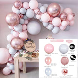 Rose Apricot Macaron Balloon Garland Arch Kit Wedding Birthday Party Decoration Confetti Latex Balloons For Girls Baby Shower