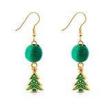 Christmas Gift Christmas Ornaments Earrings Pendant Santa Claus Xmas Tree Santa Jingle Bells Ear Accessories New Year 2021 Gifts Natal Noel