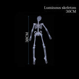 Halloween Luminous Skeleton Glow in the dark skeleton Halloween Haunted House Horror Decorations Outdoor Yard Garden Hanging