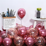 Cifeeo  10Pcs Star Confetti Balloon Metallic Confetti Latex Transparent Ballon Baby Shower Birthday Party Wedding Decoration Ball Globos