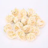 10PCS 4cm Artificial Flower Head Silk Peony For Wedding Decoration Party DIY Handmade Wreath Gift Scrapbooking Craft Fake Flower