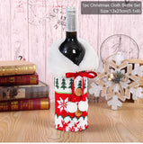 Christmas Wine Bottle Cover Merry Christmas Decorations For Home  Christmas Ornament New Year  Xmas Navidad Gifts