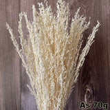 Christmas Gift 70g/35~45CM Decorative Dried Natural Flowers Dry White Grass Bouquet For Bedroom Decor Accessories,Home,Wedding Decoration