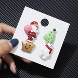 Christmas Gift 3pcs/set Merry Christmas Brooches Christmas Socks Christmas Tree Elk Enamel Badge Small Brooch Women Fashion Party Jewelry Gifts