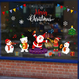 27Pcs Christmas Snowflake Window Sticker Christmas Wall Stickers Room Wall Decals Christmas Decorations for Home New Year 2021