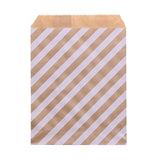 50pcs/lot Cookies Candy Bags Rose Gold Party Favor Gift Bags Chevron Polka Dots Twill Stripe Pattern Paper Pouch Baking Supplies