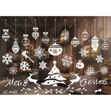 Christmas Gift Merry Christmas Window Stickers Christmas Decorations for Home Xmas Wall Stickers Decals Decor Navidad  New Year Stickers