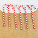 6pcs Acrylic Candy Canes Christmas Decoration Sugar Cane Xmas Tree Hanging Ornaments for Home Christmas Happy New Year Supplies