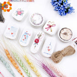 Christmas Gift 50PCS/Lot Beautiful Paper Tags with Hemp Rope Wedding DIY Package Party Decorations Mariage Valentines Day Gifts Decor Supplies