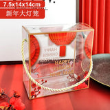 StoBag 10pcs Transparent Portable Box Wedding Birthday Party Baby Shower Baking Cookies Cake Boxes And Packaging Decoration