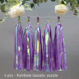 Back to college decoration   Cifeeo  Wedding Decoration Iridescent Paper Tassel Garland For Mermaid Baptism Birthday Baby Shower Decorations Unicorn Party