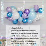 Christmas Gift Princess Snowflake Balloon Garland Arch Kit Christmas frozen Birthday Party Ice Ballon Baby Shower Wedding Christmas Decor Globo