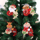 Christmas Gift New Christmas Mini Doll Christmas Tree Hanger Pendant Xmas Decoration for Home Dolls Kids New Year Gifts Christmas Decorations