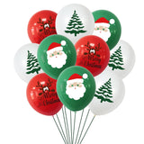 red/green santa tree christmas balloons gift new year party latex confetti balloon christmas decorations for home navidad 2022