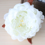 10pcs High Simulation Core Peony Flower Head Silk Flower DIY Wedding Flower Wall Background Decoration Silk Rose