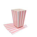 Christmas Gift New! 12PCS/Lot Popcorn Box/Cup Pink Theme Party Decoration For kids Happy Birthday Christmas Wedding Party Baby Shower Supplies