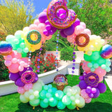 Christmas Gift Donut Balloon Candy Ice Cream Balloons Baby Shower Summer Birthday Party Supplies Kid Toys Donut Grow Up Decoration