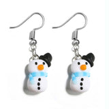 Christmas Gift Christmas Earrings for Girls Fashion Jewelry Accessories Snowman Studs Earring New  Christmas Gifts Halloween Party Earings