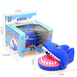 Hand-biting Crocodile Scary Toy Trick Decompression Game Children's Sound Light Shark Dinosaur Bite Finger Toy Children's Gift