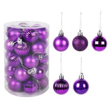 34pcs/lot Colorful Christmas Balls Xmas Tree Ornaments Christmas Tree Balls Kerst Navidad Natal Decorations New Year 2021 Gift