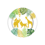 Wild One Kids 1st Birthday Party Palm Leaf One Cake Topper Baby First one year old Birthday party Cake Decor Jungle Safari Party