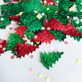Christmas Gift 15g/Bag Multi Colorful Christmas Series Confetti Sequins Beautiful Table Decor Christmas New Year Party Decoration Supplies