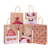 Christmas paper Kids Candy Box Bag Navidad  New year christmas home decoration Natal gift bags Kerst Noel Treats packing box