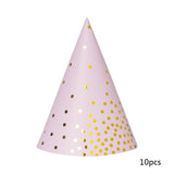 Christmas Gift Pink Gold Dot Disposable Tableware Party Decorations Balloons Garland Arch Kit Baby Shower Birthday Party Decorations Supplies