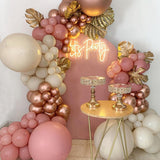 Rose Gold Balloon Arch Garland Kit Wedding Birthday Baloon Birthday Party Decor Kids Baby Shower Latex Confetti Ballon