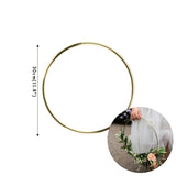 Christmas Decoration Metal Ring Artificial Flower Garland DIY Christmas Wreath Circle Girls Catching Dream Hoop Hanging Decor