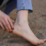 2022 NEW Summer Fishbone Gold Color Anklets Fashion Ankle Foot Jewelry Leg Chain on Foot for Women Gifts