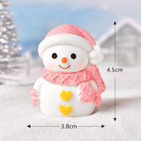 Christmas Gift Cartoon Mini Santa Claus Snowman Cake Decorations Merry Christmas Decor For Home Happy New Year 2022 Naviidad Cupcake Decor Gift