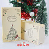 Christmas Gift Merry Christmas Candy Boxes Bags Christmas Santa Snowman Gift Box Paper Box Gift Bags Container Supplies Natal Noel Kerst 2021