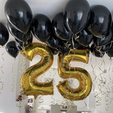 5/10/12/18/36 inch Matte Black Latex Balloons Helium Balloon Birthday Party Decorations Adult Wedding Decor Air Globos Toys