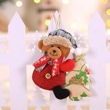 Christmas Gift Supplier 2021 Christmas Decorations for Home Pendants Navidad Christmas Tree Ornaments Hanging Doll Craft Decor Kids Gift