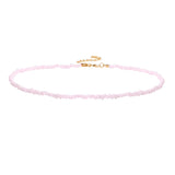 Cifeeo Trendy Bead Strand Beaded Choker Necklace For Women Bohemian Colorful Handmade Short Daisy Pearl Necklace Collar Jewelry