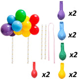 Christmas Gift 1pack 5 Inch Balloon Cake Topper Cloud Shape Confetti Balloon Cake Topper balons for Birthday Baby Shower Wedding Decoration