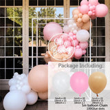 1set Macaron Baby Purple Balloons Set Pink Chrome Gold Garland Arch Kit Wedding Birthday Party Decoration Supplies Baptism Kid