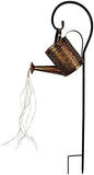Retro Solar Watering Can Fairy Metal Lights Christmas Decorations outdoor yard Decor Lamp for Wedding Xmas Party supplies