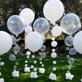 Back to school 5-36 Inch Transparent Pure White Balloon Wedding Decoration Children's Birthday Party Globos Thickened Helium Ballon Supplies