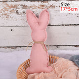 Cifeeo  Stuffed Rabbit Doll Easter Decoration For Home Cloth Art Bunny Ornaments Happy Easter Party Supplies Kids Gift