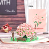 Pop Up Anniversary Card 3D Handmade Birthday Valentines Day Greeting Cards for Couples Wife Women Husband