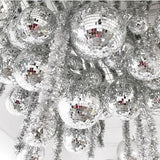 WEIGAO 3pcs 22inch 4D Disco Metalic balloons laser Foil balloon Wedding Decor 80s 90s Retro Popular Party Decor Rock and Roll