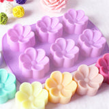 Cifeeo  Multifunctional Food Grade Silicone Mold Cake Chocolate Mould Soap Mold DIY Spa Soap Making Mould Homemade Tools