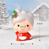 Christmas Gift Cartoon Mini Santa Claus Snowman Cake Decorations Merry Christmas Decor For Home Happy New Year 2022 Naviidad Cupcake Decor Gift