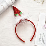 Christmas Gift Red Christmas Hair Band Cartoon Santa Claus Snowman Antlers Headband Merry Christmas Decor Adult Kids Naviidad Gifts Noel Toys