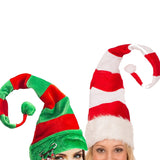 Christmas Gift 1PC Funny Party Hats Christmas Hats Long Striped Felt Plush Elf Hat Holiday Theme Hats Christmas Party Accessory U3