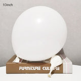 Valentine's Day White Latex Balloons Happy Birthday Balloon Wedding Decoration Inflatable Helium Balloon Kids Baby Shower ballon