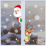 Christmas Gift Christmas Santa Claus Window Stickers Wall Ornaments Christmas Pendant Merry Christmas For Home Decor Happy New Year 2021 Noel