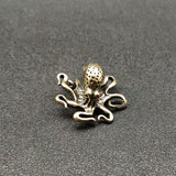 Brass Octopus Home Decoration Antique Copper Animal Figurines Miniatures Desk Ornament Accessories Creative Table Tea Pets Craft